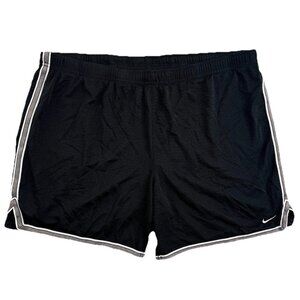 VTG Nike Shorts Men’s XL Black Striped Travis Scott Mesh Above Knee Basketball